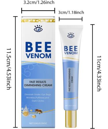  Hengxuan Collagen Bee Venom Awakening Eye Cream anti-aging firming eye cream unisex fights dark circles puffiness and under-eye bags 10g - Buy Online on GoSupps.com