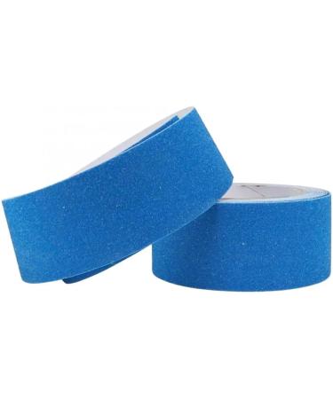 Hazard Tape Anti Slip Tape Quartz Sand Non-Slip Tape Shower Strips Pad Toilet Floor Stair Step Anti Slip Safety Tape Adhesive Scratch Adhesif(Blue) - Buy Online on GoSupps.com