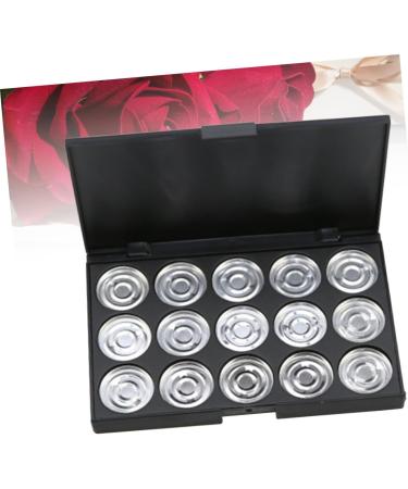 PLAFOPE 15 Empty Eyeshadow Palette Estuche De Maquillaje Empty Makeup Empty Eyeshadow Case Eye Shadow Silver - Buy Online on GoSupps.com