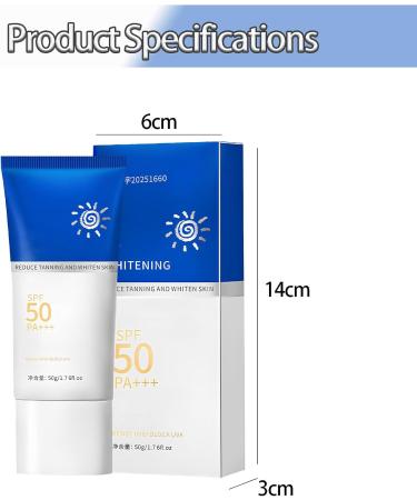 HOUSN Sunscreen Face Spf 50 Sunscreen Face 50 for 48h moisture Waterproof Sunscreen Against UVAUVB Rays Suitable For Women Summer Swimming Camping Shopping 50 g Dark Blue - Buy Online on GoSupps.com