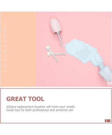 Pinceau pour Vernis Gel Lot de 200 Applicateurs Ronds Longs pour Nail Art et Manucure Adapt pour Salon et Usage Domestique - Buy Online on GoSupps.com