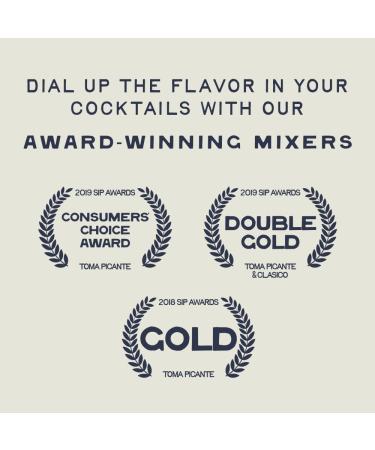 Tomato Bloody Mary Mix with Horseradish | Gluten-Free, Vegan, Low Carb, Keto-Friendly | Premium Cocktail Mixer | 32oz Bottle (Pack of 2) - Buy Online on GoSupps.com