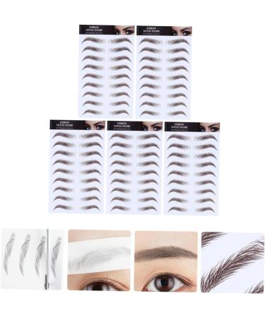 Beavorty 10 Pcs Eyebrow Stickers Imitation Eyebrow Sticker False Eyebrows Cosmetics Miss Blush Makeup - Buy Online on GoSupps.com