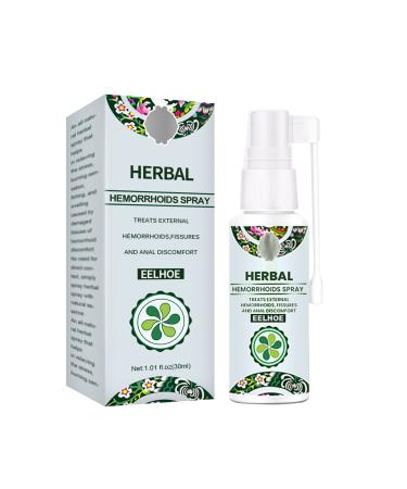 Natural Herbal Hemorrhoids Spray Itching Burning Fast Relief of Hemorrhoids and Anal Fissures (1 Pieces)
