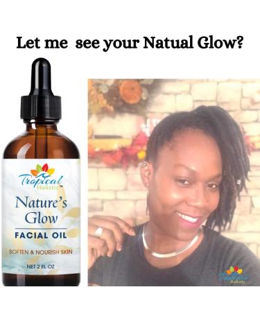Nature's Glow Facial Oil | Anti-Aging Face Oil with Green Tea & Jojoba | Lightweight Non-Greasy | All Skin Types | 2 fl oz - Buy Online - Buy Online on GoSupps.com