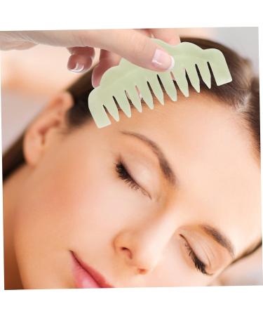 Tovinanna 2-Piece Jade Comb Set | Gua Sha & Scalp Massage Tools for Ultimate Relaxation - Buy Online on GoSupps.com