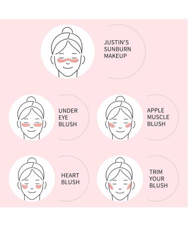 Embossed Smooth Powder Blush Palette Matte Face Powder Blush Palette Natural Nude Long Lasting Blush Palette Embossed Girl Blush for Cheeks 01 - Buy Online on GoSupps.com