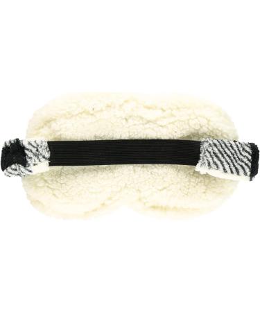 LazyOne Washable Plush Black and White Plaid Sleep Mask for Women - Adults Eye Cover - 1 Count Pack - Buy Online on GoSupps.com