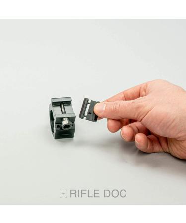 2-Piece Adapter: 11mm Prism Rail to 21mm Weaver Picatinny Rail Dovetail - International Shipping Available - Buy Online on GoSupps.com