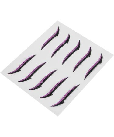 Verdant Touch Colorful Eye Makeup Tool Reusable Waterproof Eyeliner Eye Makeup Tool for Weddings Dance Parties Purple - Buy Online on GoSupps.com