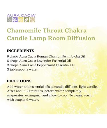 Aura Cacia Roman Chamomile Essential Oil - Relaxing 0.5 fl oz (15 ml) | Pure Aromatherapy - Buy Online on GoSupps.com