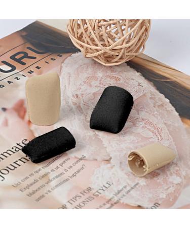2 Pairs Black Silicone Toe Protectors for Pain Relief and Ingrown Toenails - Breathable Comfort with Skin-friendly Lining - Toe Spacers and Separators for Camel Toe and Loss Protection - Buy Online on GoSupps.com
