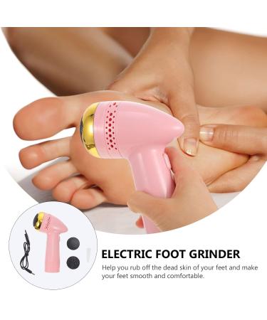 Fomiyes Electric Foot Grinder Set | Powerful Pedicure Tool & Callus Remover - Coarse Replacement Rollers for Dead Skin Care - Buy Online on GoSupps.com