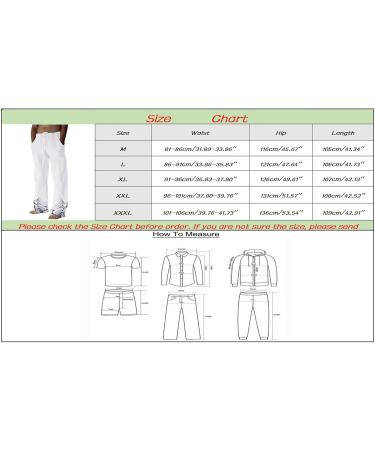 Cewifo Men's Linen Pocket Lace-Up Big Pants | Summer Slim & Comfortable Hiking Shorts in Black & A1-Green 3XL - Buy Online on GoSupps.com