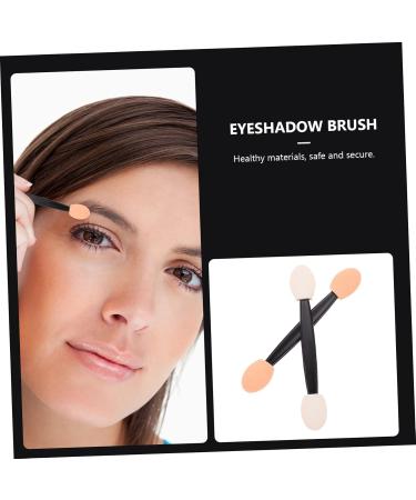 Didiseaon 100pcs Double Ended Eyeshadow Brush Eyeshadow Stick Eye Shadow Applicator Makeup Brush Bulk Tool 6.5x1.3cm Black - Buy Online on GoSupps.com