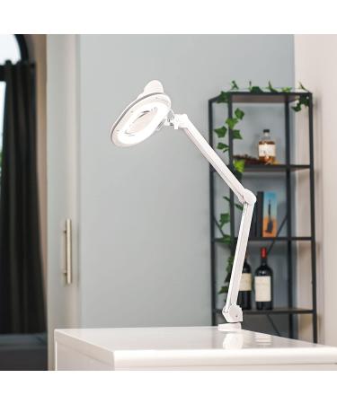Lumeno 8613G Magnifying Lamp - 110x150mm Lens 60 LEDs 3 Diopters - Ideal for Reading Cosmetics Soldering | International Shipping - Buy Online on GoSupps.com