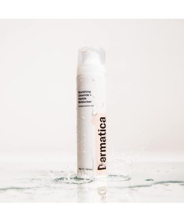 Dermatica Anti-Wrinkle Moisturizer with Ceramides & Peptides | Hydrating Anti-Aging Cream for Skin Barrier Repair | Unisex Water-Based Face Moisturizer - Buy Online on GoSupps.com