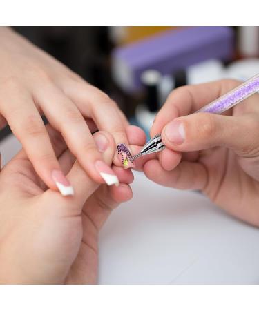 Tatuo 4 Pcs Rhinestone Picker Dotting Pen Set - Dual Ended Nail Art Tool for DIY Manicure - Crystals Wax Pencil for Gems (Blue Green Pink Purple) - Perfect for International Shipping - Buy Online on GoSupps.com