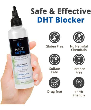 HAIRMETTO Topical Hair Serum for Hair Loss and Hair Growth Saw Palmetto and Stinging Nettle Hair Growth Serum Peppermint Hair Growth Treatment for Women and Men Alopecia Hair Loss Treatment 4oz - Buy Online on GoSupps.com