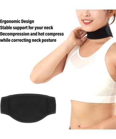 Self Heating Neck Wrap Magnetic Heated Brace Comfy Support Protector Pain Reduction Soft Warm Universal Size Ideal for Men Women For Daily Use and Therapeutic Sessions - Buy Online on GoSupps.com
