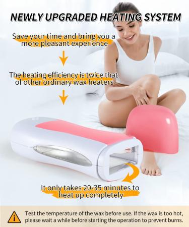 Rose & Honey Roll On Wax Kit for Sensitive Skin - Hair Removal Waxing Kit for Women and Men - At Home Roller Waxing Kit for Larger Body Areas - Buy Online on GoSupps.com