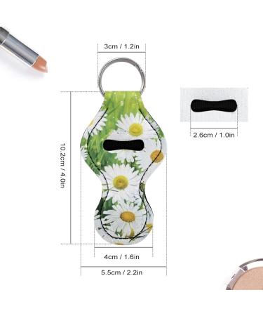 STUOARTE Chapstick keychain for women lip balm lipstick Chapstick Safeguard eyeliner keychain White Daisy one size - Buy Online on GoSupps.com