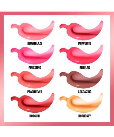  Maybelline Maybelline New York Lifter Plump Lip Gloss with Chilli Effect Instant Fill Effect with XXL Applicator Colour 001 Blush Blaze - Pack of 2 - Buy Online on GoSupps.com