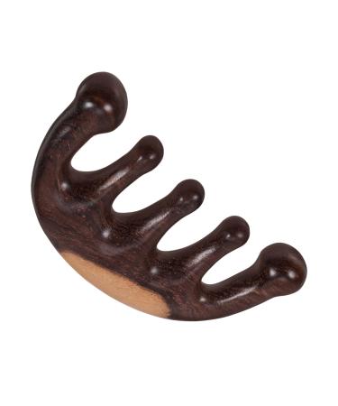 BCOATH Massagekamm Broad tooth comb Desangerer Wooden ridge for women Hair Head Massage Tool Wood Wide Tooth Cam Massage Tool for Women Massage Tools Kamm Hair Danger 10.50x5.00cm Brown