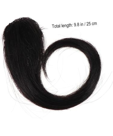 Angoily Front Hair Extensions Clip in Hair Extensions Fringe Bangs Clipper Grippers Bangs Hair Clip Gothic+mirror Wavy Girl Hair Clips Wave Wig Woman Wig Girls Wigs Both Sides Size 1 Black - Buy Online on GoSupps.com
