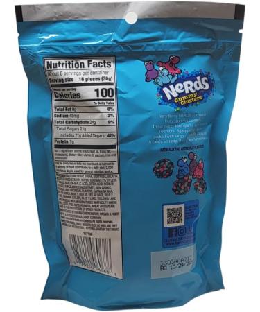 Nerds Gummy Clusters Variety Pack| 2 Flavors - Very Berry and Rainbow Candy (2 x 8 Oz) - Buy Online on GoSupps.com