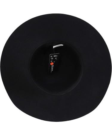 Women's Wide Brim Wool Floppy Hat with Braided Band in Black | Bienvenu - Buy Online on GoSupps.com