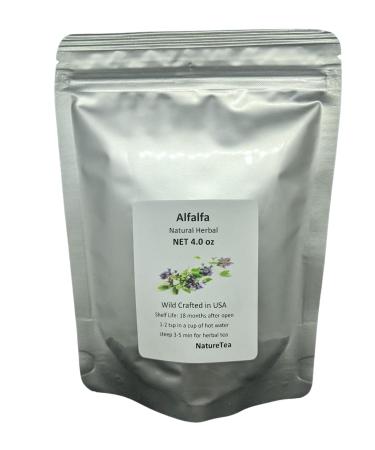 Alfalfa - Medicago Sativa Loose Leaf c/s 100% from Nature (4 oz) 4 Ounce