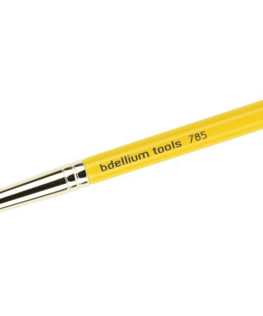 Bdellium Tools Travel 785 Tapered Blending Makeup Brush - Short Wooden Handle for Easy Shadow Application - Yellow (1pc - Buy Online on GoSupps.com