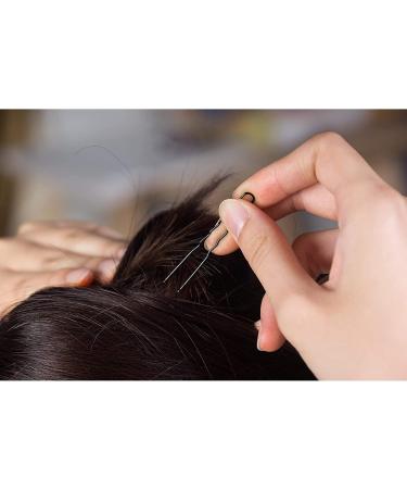 540-Count Black U-Shaped Hairpins - 2 Inches | Hair Clips for Updo Hairstyles & Styling - Buy Online on GoSupps.com