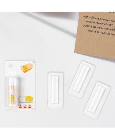 Luxylei 50Pcs Clear Plastic Lip Balm Container Coin Holder Waterproof Rectangle Lipstick DIY Gifts for Christmas Festival Valentine's Day - Buy Online on GoSupps.com