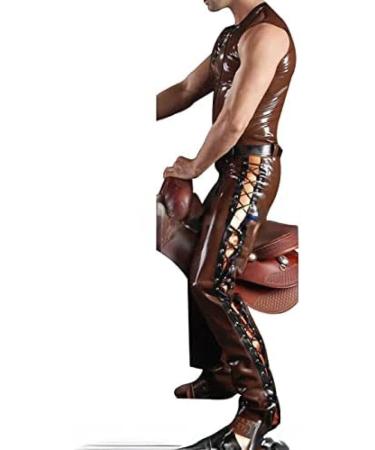 Shop Stylish Latex Tank Shirt & Rubber Pants Leggings - International Shipping Available Size L - Buy Online on GoSupps.com