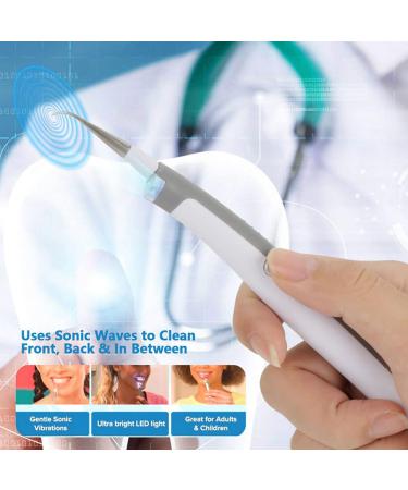 Funchic Tooth Stain Eraser LED Light | Professional Plaque & Tartar Remover for Whiter Brighter Teeth - Dental Care Solution - Buy Online on GoSupps.com