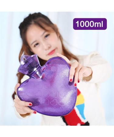 Buy GIVBRO Heart Shape PVC Hot Water Bottle - 1000 ml Double-Sided Smooth Surface - International Shipping Available - Buy Online on GoSupps.com