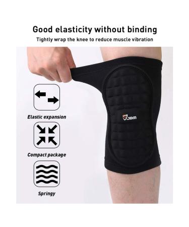 JBM Knee Brace & Compression Sleeve - Support for Basketball Volleyball Tennis Running | Unisex Knee Pad for Optimal Comfort & Performance - Buy Online on GoSupps.com