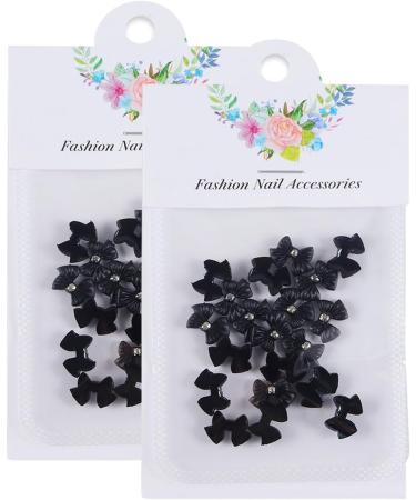40x/Set Bowknot Nail Resin 3D Nails Art Nails Art Decoration Jewels Supplies For Nail Salons 40x/set 3d Nai Resin Bowknot Naills Art For Acrylic Nails White No. 1 - Buy Online on GoSupps.com