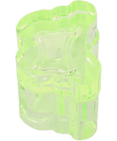 Nail Art Dish Transparency Fashionable Nail Wash Cup Multifunctional with Lid for Beauty Salon (Translucent Green) - Buy Online on GoSupps.com