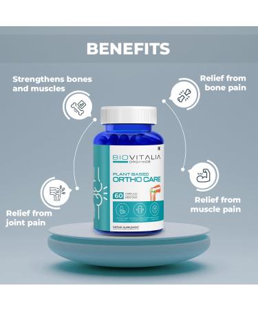BIOVITALIA Ortho Care - Joint Support Supplement with Boswellia & 13 Herbs - Vegan Capsules for Joint Mobility - 60 ct - Buy Online on GoSupps.com