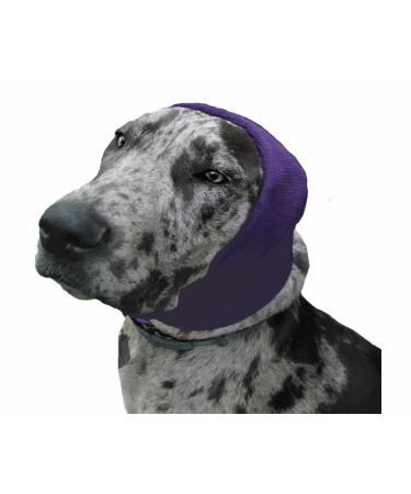 Happy Hoodie-The original sedation band for dogs & cats-for revival-noise suppression in fireworks thunderstorms pet care & forced drying-calming aid for dogs since X-Large Lila - Buy Online on GoSupps.com