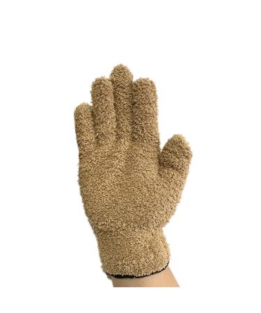 MBNVBNM Cleaning gloves Dust Removal Cleaning Gloves Reusable Household Cleaning Tools Mitt Car Care Washing Window Dust Remover Coral Velvet Gloves (Color : Light gray Size : Only 1pc)