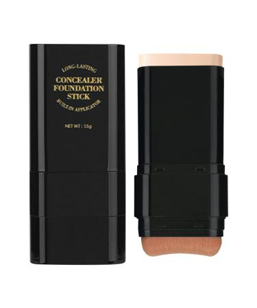 Foundation Stick - Moisturizing Cream 15g Dual-Ended Concealer Long-Lasting Face Primer Smooth Skin Coverage Special Gift | Lightweight Makeup for Women and Girls Daily Use