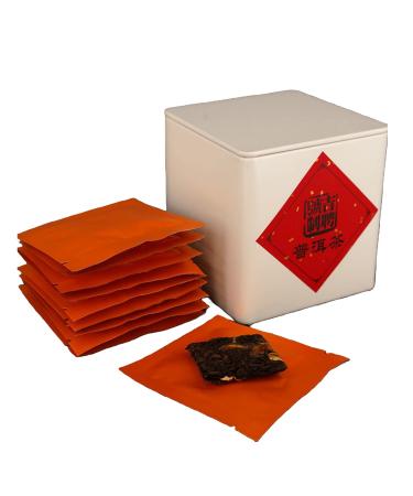 cn herb Chenpi Puer Cooked Tea Xinhui Chenpi Cooked Tea Portable Canned 100g