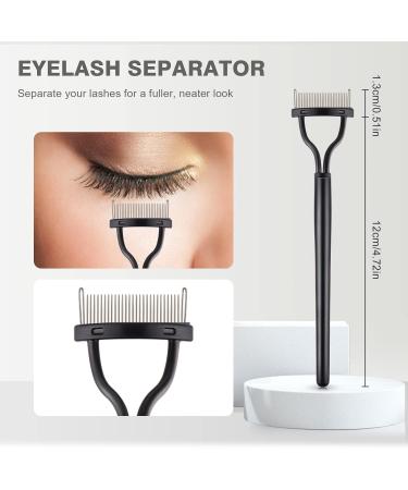3-Piece Eyelash Separator & Eyebrow Brush Set | Eyelash Separator Comb & Spooler for Flawless Beauty - Buy Online on GoSupps.com