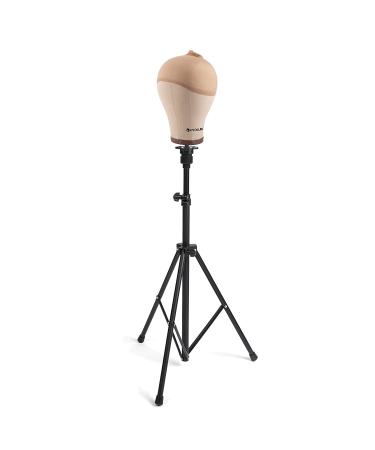HYOUJIN 22 Canvas Cork Block Wig Head Mannequin for Display & Styling - Light Brown, 22 inch - Buy Online on GoSupps.com