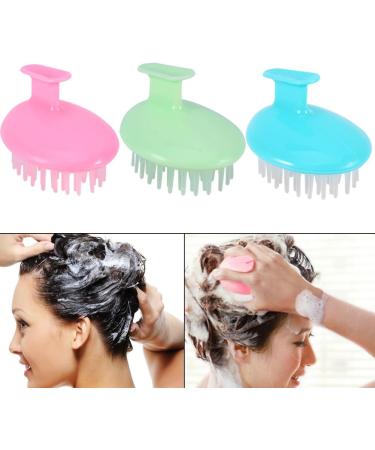 Pongnas Head Massage Device Comb - Relaxing Hair Brush & Scalp Massager for Stress Relief | Blue Hair Care Tool - Buy Online on GoSupps.com