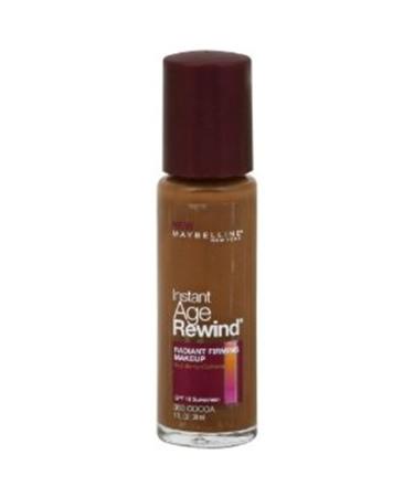 (2 Pack) Maybelline New York Instant Age Rewind Radiant Firming Makeup Cocoa 360 1 Fluid Ounce